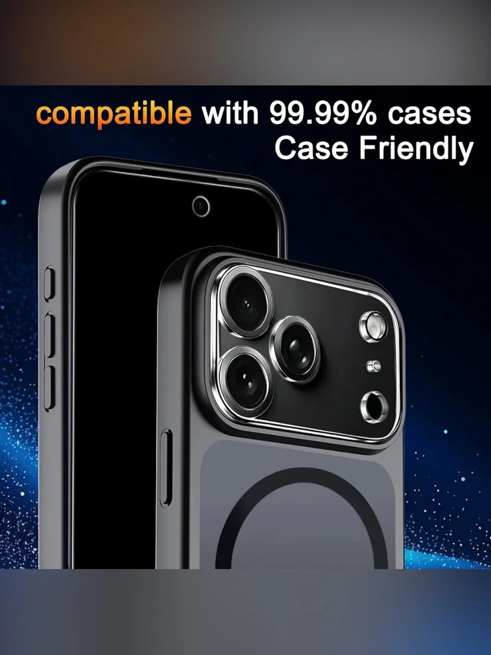 Privacy Screen Protector for iPhone 18 Pro, Tempered Glass, Case Friendly